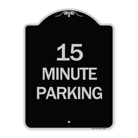 2 Hour Parking Parking for Customers HeavyGauge Aluminum Sign 24 x 18 BS182424498